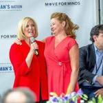 Ann Romney (left) and Gail Huff at Move for Minds at Equinox.